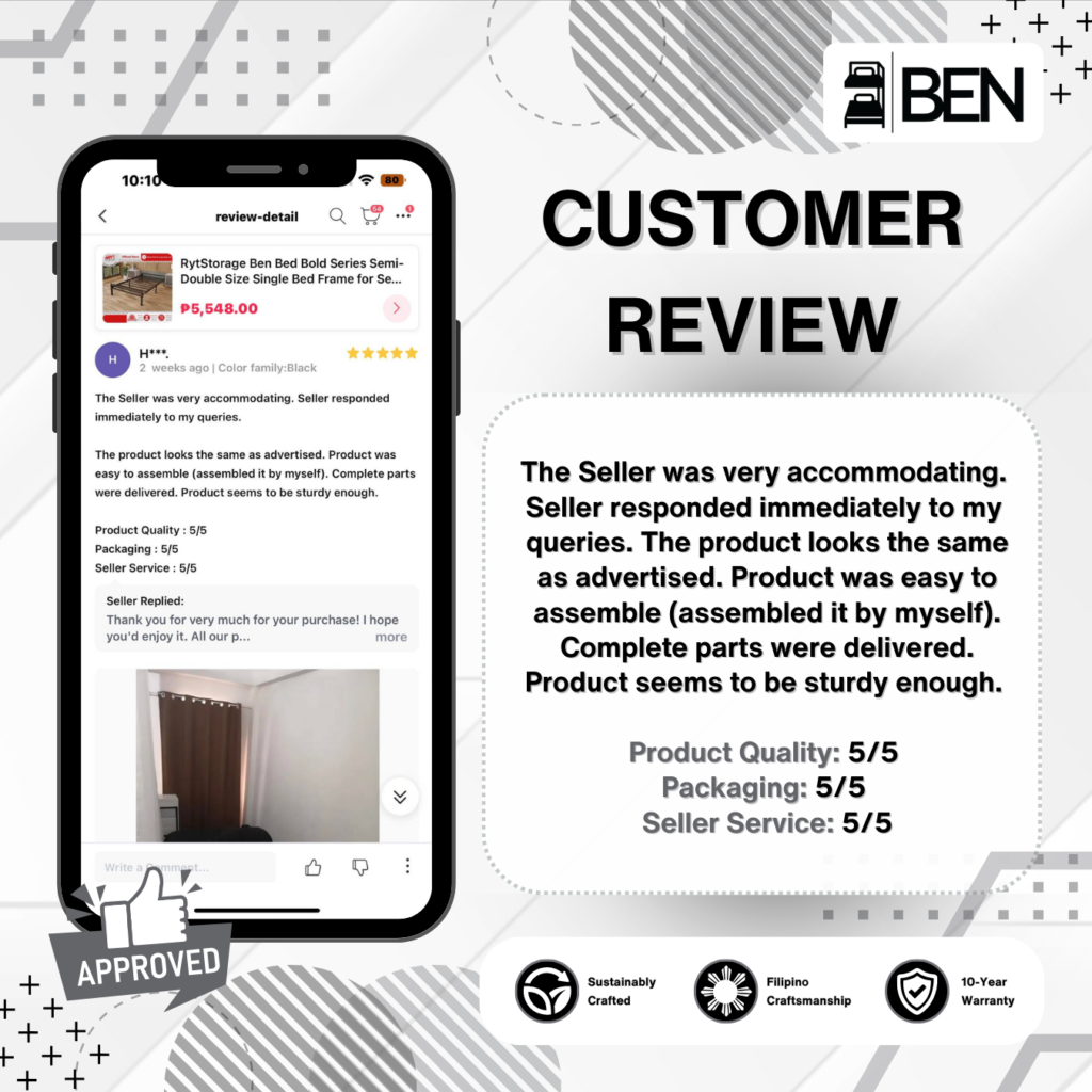 Ben Bed Customer Review