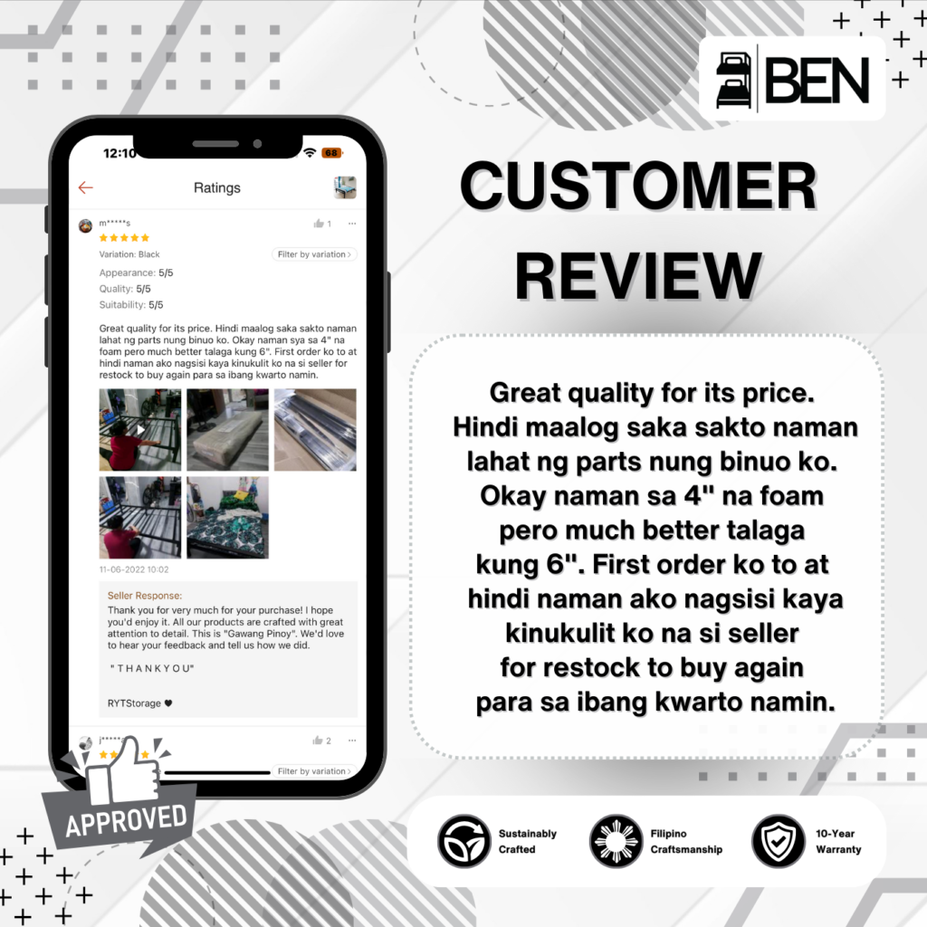 Ben Bed Customer Review (2)